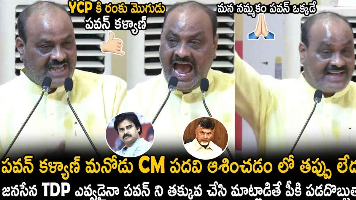 Atchem Naidu : పవన్ కళ్యాణ్ పదవి ఆశించడంలో తప్పులేదు.. అచ్చెన్నాయుడు కామెంట్స్.. Atchem Naidu sensational comments on pawan kalyan