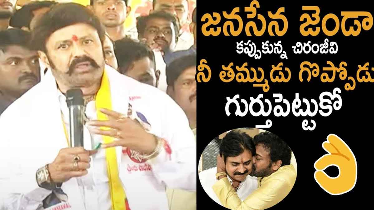 Balakrishna : చిరంజీవి.. నీ తమ్ముడు పవన్ కళ్యాణ్ చాలా గొప్పోడయ్యా : బాలకృష్ణ Balakrishna sent message to chiranjeevi about pawan kalyan