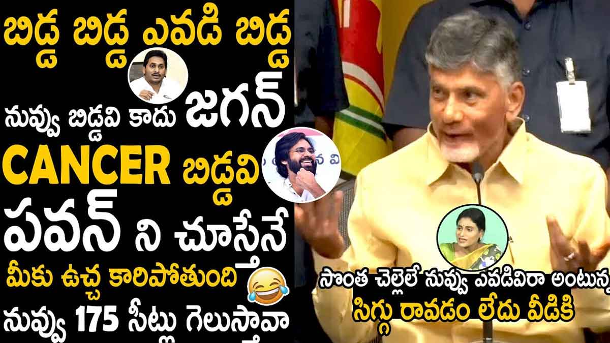 Chandra Babu funny comments on cm ys jagan 