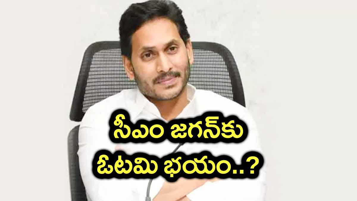 CM YS Jagan : సీఎం జగన్కు ఓటమి భయం పట్టుకుందా..? CM YS Jagan may be got fear about his future