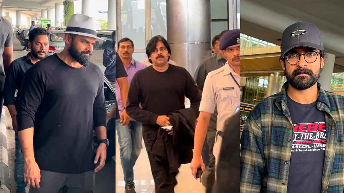 Pawan Kalyan : హైదరాబాద్ చేరుకున్న పవన్ కళ్యాణ్.. సినిమాలు, రాజకీయాలతో బిజీ బిజీ.. Pawan Kalyan reached hyderabad after varun tej wedding