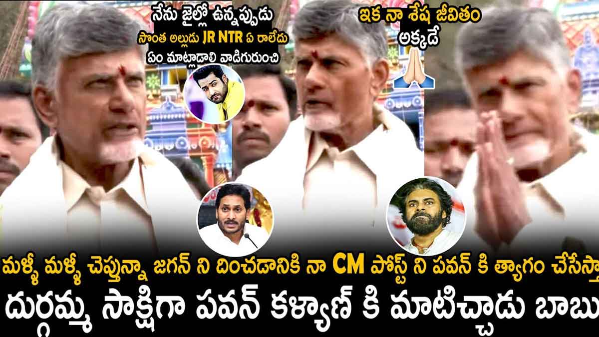 Chandra Babu interesting comments on pawan kalyan 