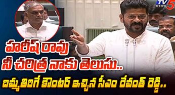 CM Revanth Reddy : హ‌రీష్ రావు కామెంట్స్‌కి దిమ్మ‌తిరిగే స‌మాధానం ఇచ్చిన రేవంత్ రెడ్డి..!