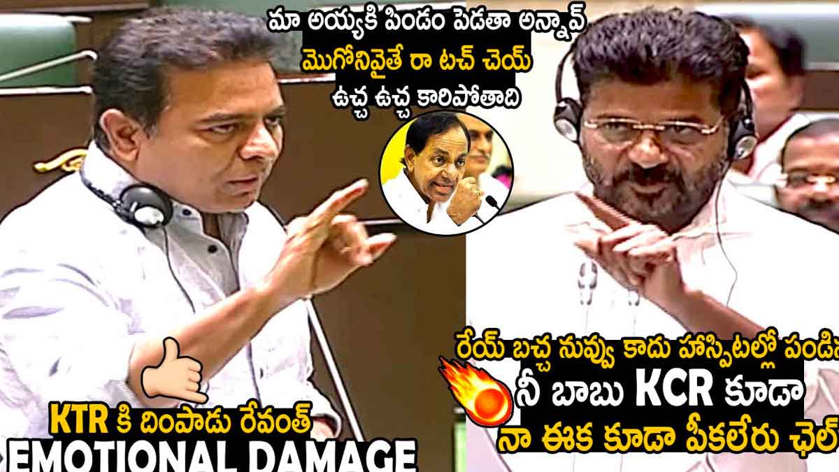 CM Revanth Reddy : నువ్వు కాదు నీ అయ్య కాదు ఏం పీకలేరు అంటూ సీఎం రేవంత్ రెడ్డి ఎమోషనల్ కామెంట్స్ CM Revanth Reddy interesting comments on ktr