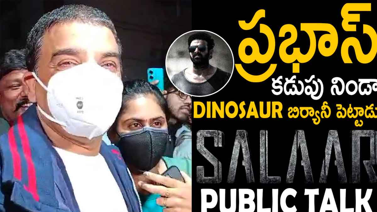 Dil Raju : సలార్ సినిమా చూశాక దిల్ రాజుతో పాటు ఆయన భార్య రియాక్షన్ అదుర్స్ Dil Raju watched prabhas salaar movie with his wife