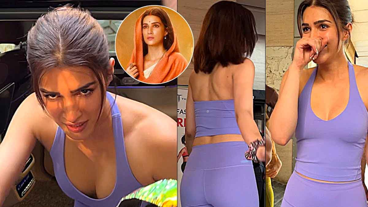 Kriti Sanon : టైట్ డ్రెస్లో గుబులు రేపుతున్న కృతి సనన్.. చలికాలంలో వేడి పుట్టించిందిగా..! Kriti Sanon ltest purple color video viral