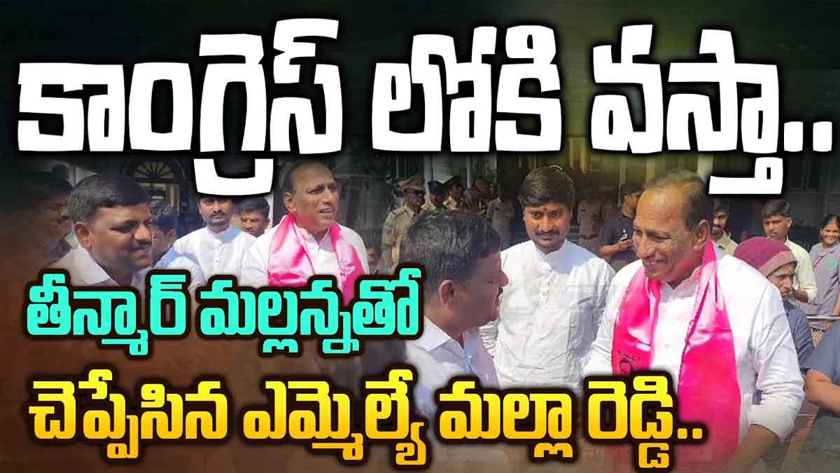 Mallareddy talk with teenmar mallanna