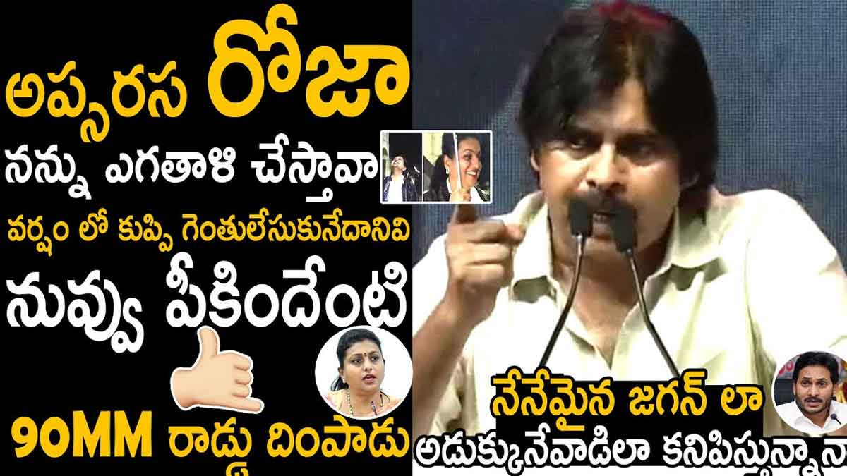 Pawan Kalyan : రోజా గురించి దిమ్మతిరిగే కామెంట్స్ చేసిన పవన్ కళ్యాణ్.. నోట మాట రాదు ఇక..! Pawan Kalyan comments on roja about her behavior