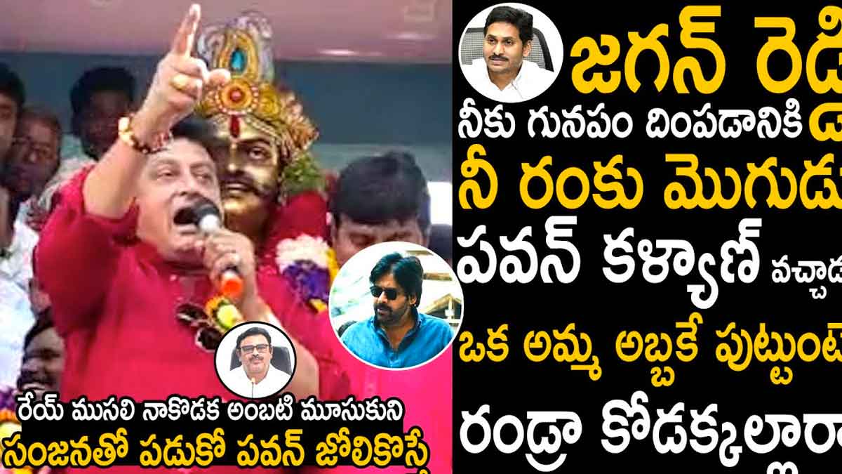 Prudhvi Raj angry speech on cm ys jagan