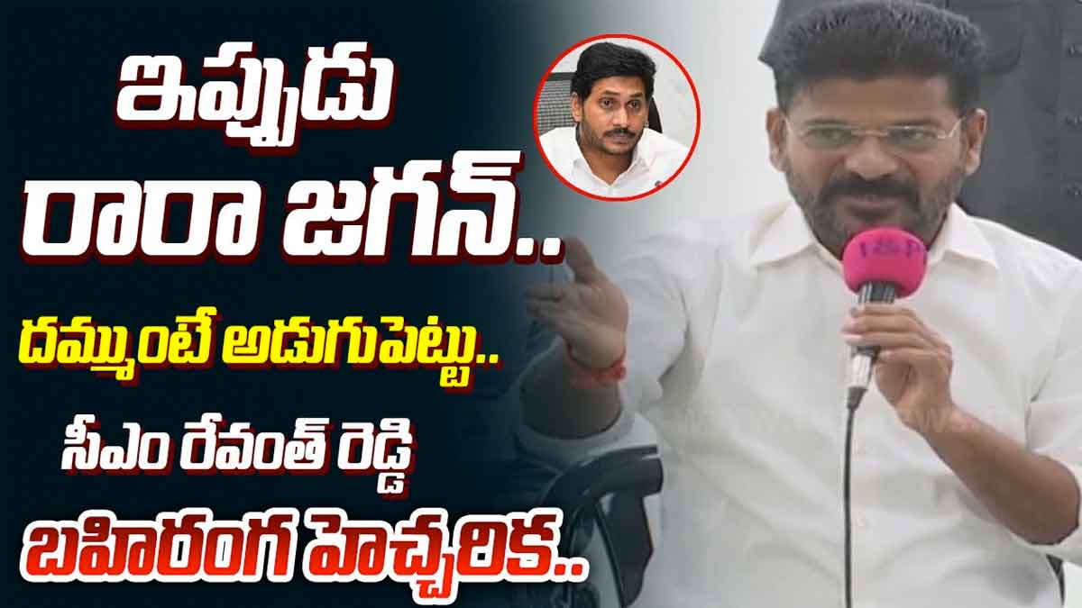 CM Revanth Reddy angry comments on cm ys jagan