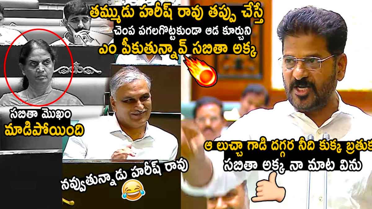 CM Revanth Reddy comments on sabitha indra reddy