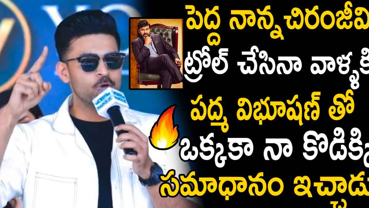 Varun Tej : చిరంజీవిని విమర్శించిన వారికి ఈ అవార్డ్తో గట్టిగా బుద్ది చెప్పాడంటూ వరుణ్ కామెంట్స్ Varun Tej interesting comments on chiranjeevi