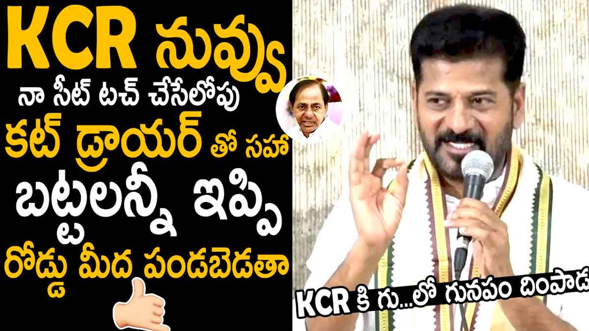 CM Revanth Reddy : కేసీఆర్ నువ్వు నా సీట్ టచ్ చేసే లోపు అన్ని విప్పి రోడ్డుపై పండబెడతానంటూ రేవంత్ వార్నింగ్ CM Revanth Reddy strong warning to kcr and brs party