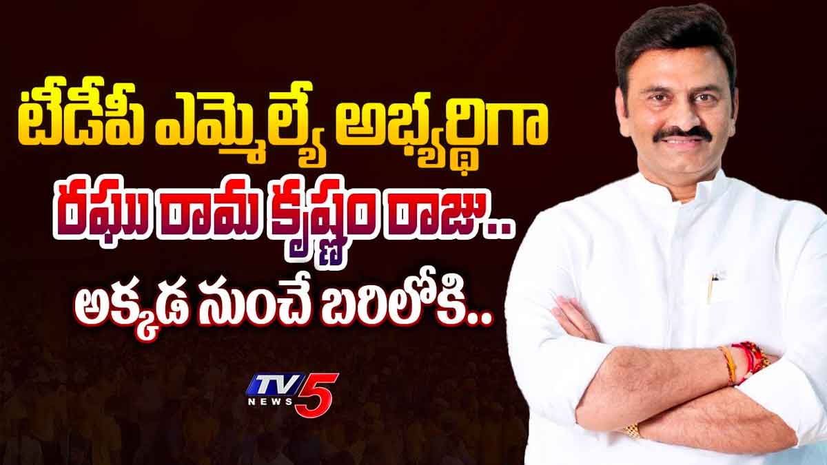 Raghurama Krishnam Raju may contest from tdp 
