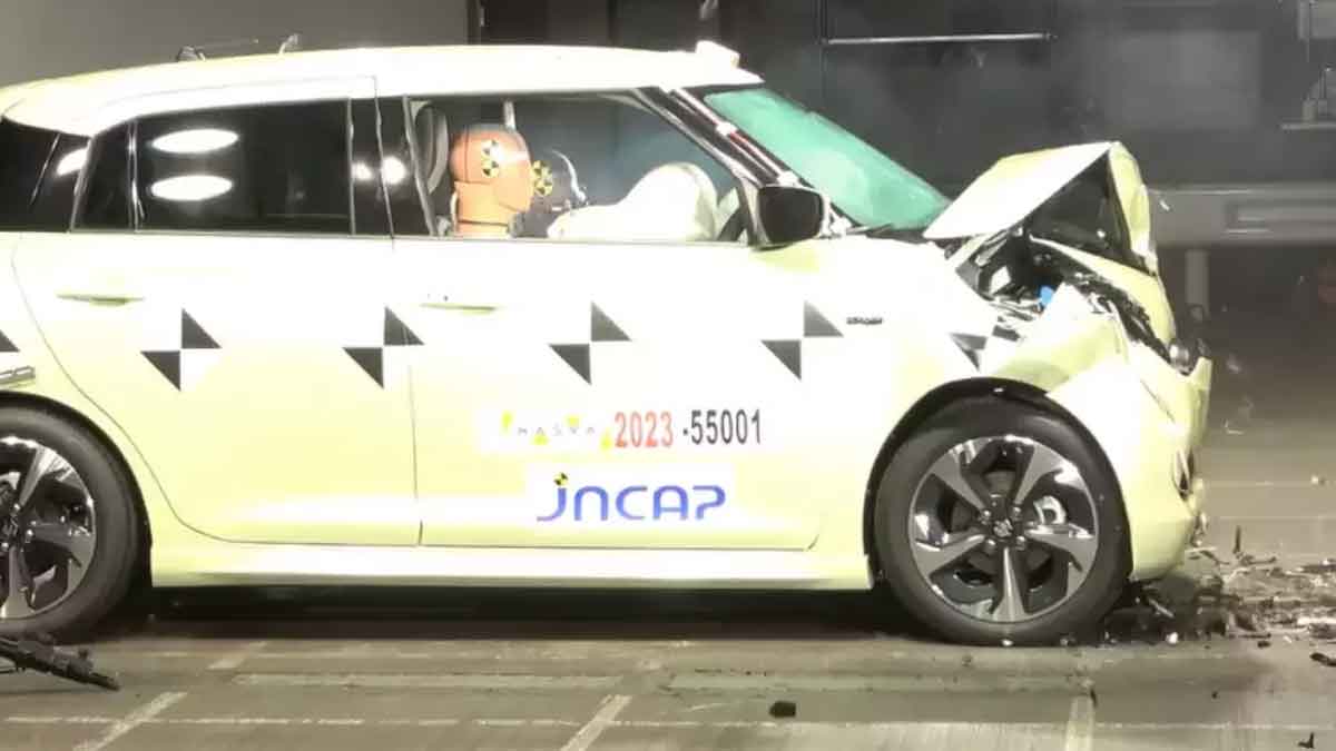 Suzuki Swift 2024 : క్రాష్ టెస్ట్లో సుజికీ స్విఫ్ట్ సూపర్భ్.. ఇది పిల్లలకి కూడా ఫుల్ సేఫ్టీ..! Suzuki Swift 2024 passed in crash test better safety for kids also