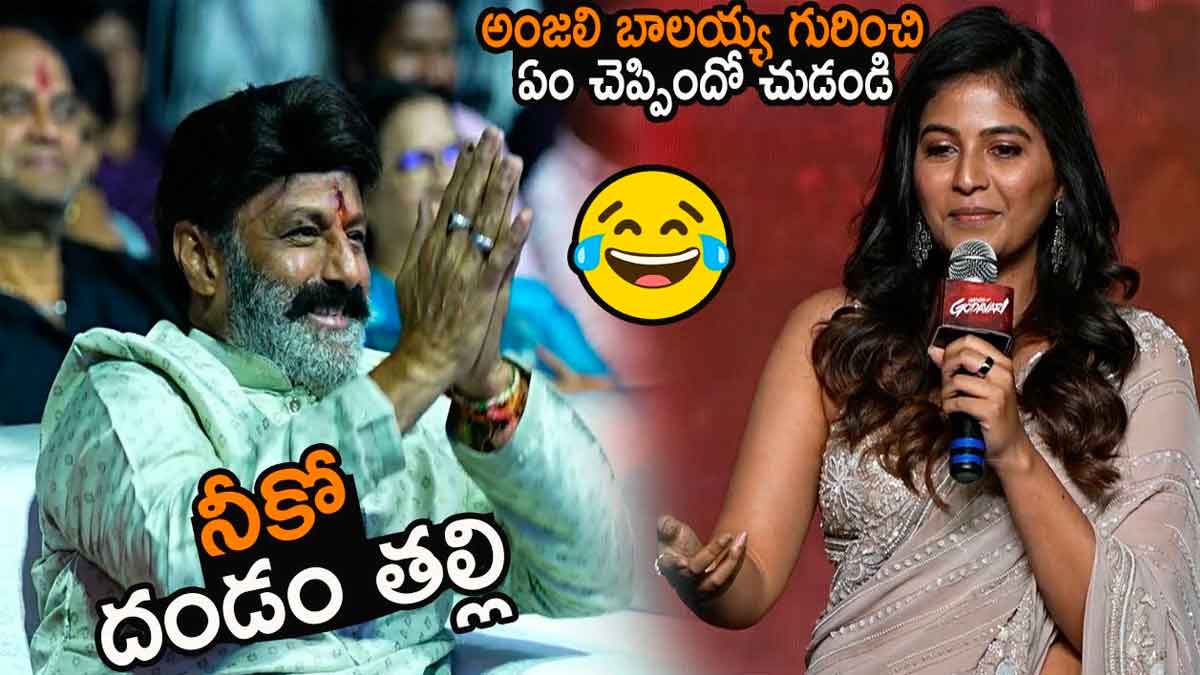 Actress Anjali : బాలయ్య అలా టచ్ చేయడంపై సంచలన కామెంట్స్ చేసిన అంజలి..! Actress Anjali finally responded on balakrishna incident