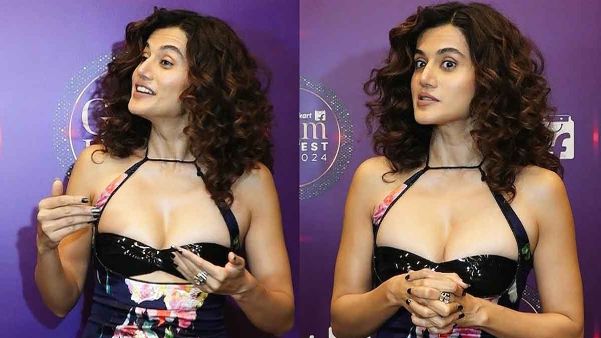 Tapsee attended flipkart show