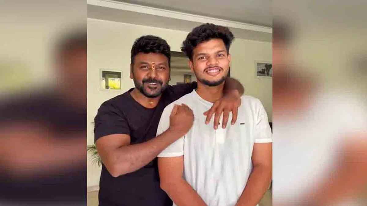 Raghava Lawrence got emotional with his son work 