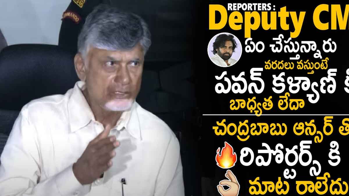 Chandrababu : పవన్ కళ్యాణ్కి బాధ్యత లేదా.. రిపోర్టర్ ప్రశ్నకి చంద్రబాబు స్టన్నింగ్ సమాధానం.. Chandrababu given reply to reporter question about pawan kalyan