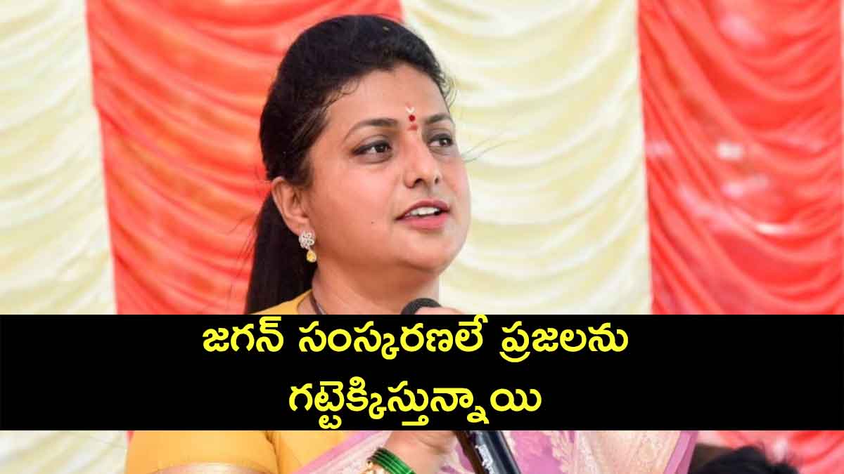 RK Roja : మళ్లీ యాక్టివ్ అయిన రోజా.. జగన్ సంస్కరణలే గట్టెక్కిస్తాయంటూ కామెంట్.. RK Roja comments on cm ys jagan about his development works
