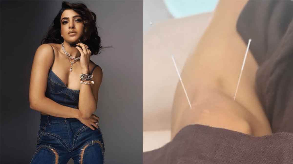 Samantha : షూటింగ్లో గాయపడ్డ సమంత.. టెన్షన్లో ఫ్యాన్స్.. Samantha gaya padindi in film making spot